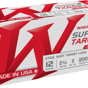 Winchester Ammo TRGT12S7VP Super-Target 12 Gauge 2.75" 1 1/8 oz 7 Shot 200 Per Box/2 Case