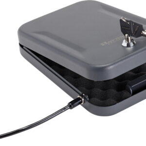 Hornady 95200 Standard Lock Box Large Key Entry Black Steel Holds 1 Handgun 9.50" L x 6.50" W x 1.75" D