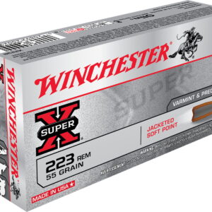 Winchester Ammo X223R Super X 223 Rem 55 gr Jacketed Soft Point 20 Per Box/10 Case
