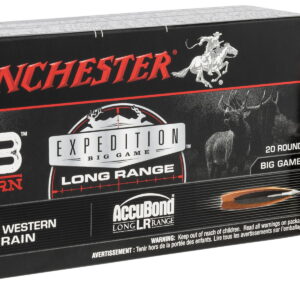 Winchester Ammo S68WLR Expedition Big Game Long Range 6.8 Western 165 gr Nosler AccuBond Long Range 20 Per Box/10 Case