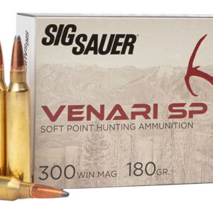 Sig Sauer V300WMSP18020 Venari 300 Win Mag 180 gr Soft Point 20 Per Box/10 Case