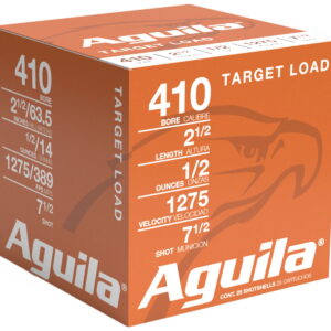 Aguila 1CHB4137 Birdshot High Velocity 410Gauge 2.50" 1/2oz 7.5Shot 25 Per Box/20 Case