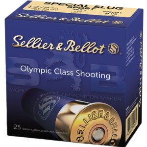 Sellier & Bellot SB12SLUG Shotgun 12 Gauge 2.75" 1 oz Rifled Slug Shot 25 Per Box/10 Case