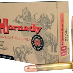 Hornady 8262 Dangerous Game 458 Lott 500 gr Dangerous Game Solid 20 Per Box/6 Case