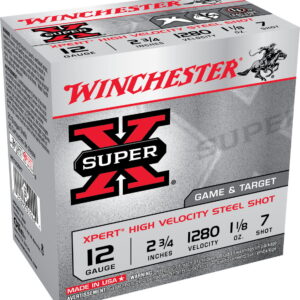 Winchester Ammo WE12GTH7 Super X Xpert High Velocity 12 Gauge 2.75" 1 1/8 oz 7 Shot 25 Per Bx/ 10 Case