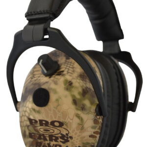 Pro Ears ER300HI ReVO Electronic Muff Polymer 25 dB Over the Head Kryptek Highlander/Black Youth 1 Pair