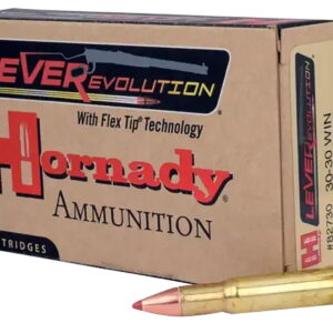 Hornady 82730 LEVERevolution 30-30 Win 160 gr Flex Tip eXpanding 20 Per Box/10 Case