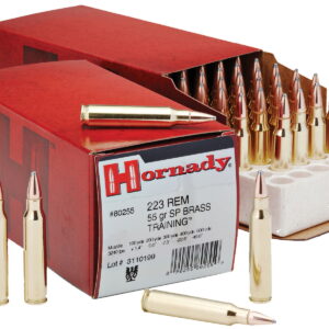 Hornady 80255 Custom 223 Rem 55 gr Spire Point 50 Per Box/10 Case