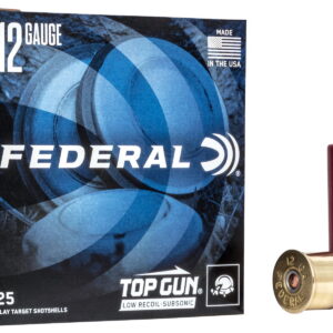 Federal TGM12375 Top Gun Subsonic 12Gauge 2.75" 1 1/8oz 7.5Shot 25 Per Box/10 Case